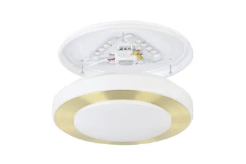 Taklampa Eglo Led Carpi - Vit/Mässing - Belysning & el - Badrumsbelysning - Badrumslampa tak