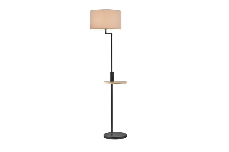 Claas Golvlampa E27 mattsvart - Matt svart - Belysning & el - Inomhusbelysning & lampor - Vardagsrumslampa