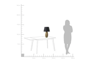 Ebro Bordslampa 33 cm - Guld - Belysning & el - Inomhusbelysning & lampor - Bordslampor