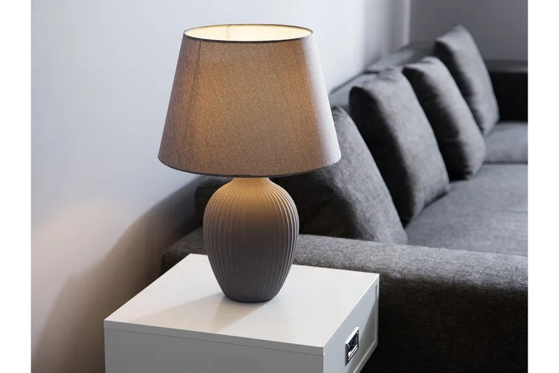 Fergus Bordslampa 33 cm, Grå