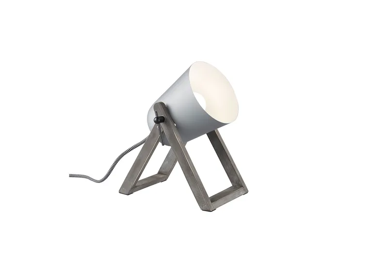 Marc Bordslampa E27 grå, Grå