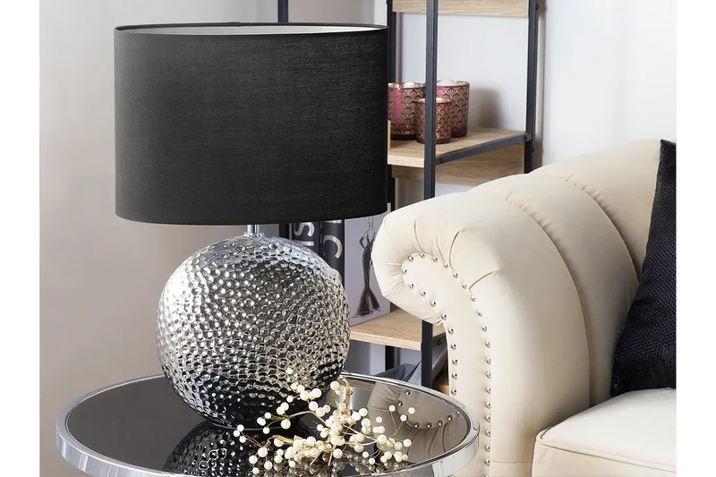 Nasva Bordslampa 35 cm - Silver - Belysning & el - Inomhusbelysning & lampor - Bordslampor