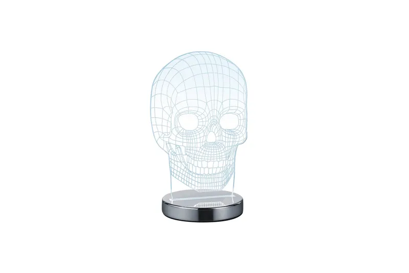 Skull LED Bordslampa krom - Krom - Belysning & el - Inomhusbelysning & lampor - Bordslampor