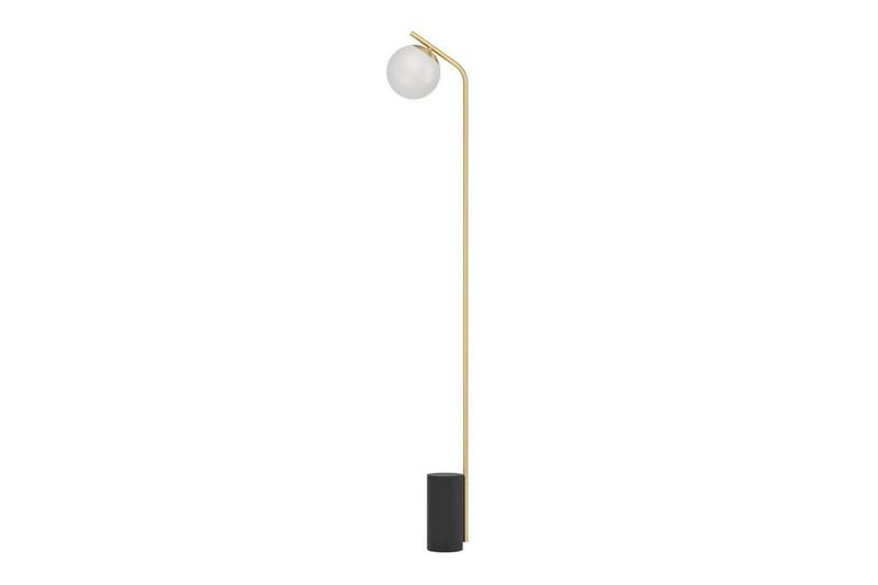 Golvlampa Eglo Betulia Svart/Mässing Opalvit - Belysning & el - Inomhusbelysning & lampor - Sovrumslampa