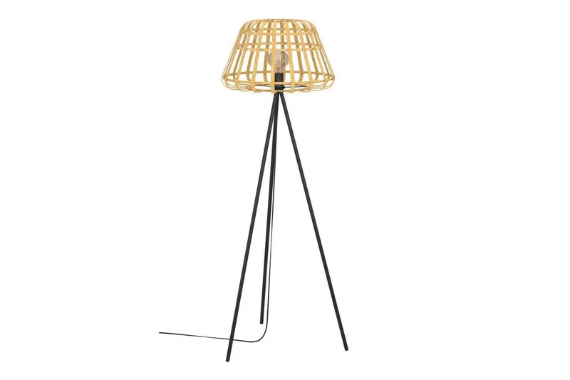 Golvlampa Eglo Montezuelo Trä - Belysning & el - Inomhusbelysning & lampor - Sovrumslampa