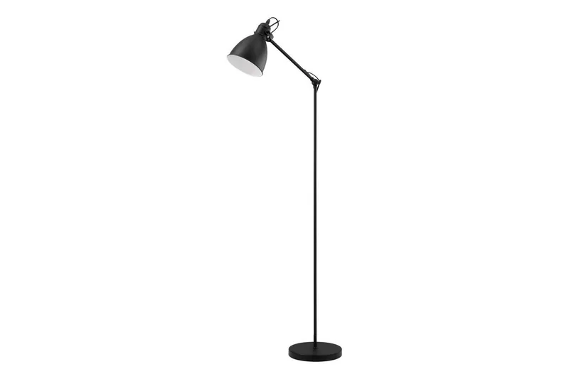 Golvlampa Eglo Priddy, Svart/Vit