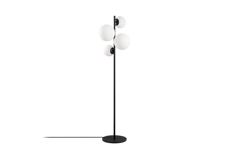 Golvlampa Subin Svart / Vit - Svart / Vit - Belysning & el - Inomhusbelysning & lampor - Sovrumslampa