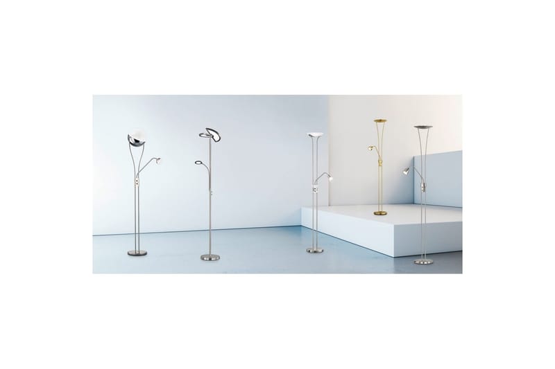 Golvlampa TRIO Arizona Mässing - Mässing - Belysning & el - Inomhusbelysning & lampor - Sovrumslampa