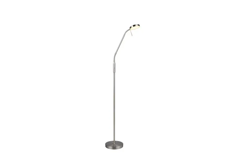 Golvlampa TRIO Moreno Borstad stål - Borstad stål - Belysning & el - Inomhusbelysning & lampor - Sovrumslampa