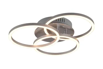 Circle LED Plafond borstad stål - Stål - Belysning & el - Inomhusbelysning & lampor - Kökslampa - Taklampa kök