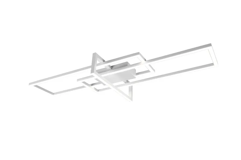 Salinas LED Plafond mattvit, Matt vit