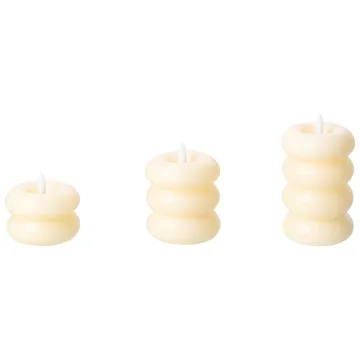 LED-ljus Eternis Set med 3 - Inredning - Julpynt & helgdekoration - Julpynt & juldekoration - Julljus