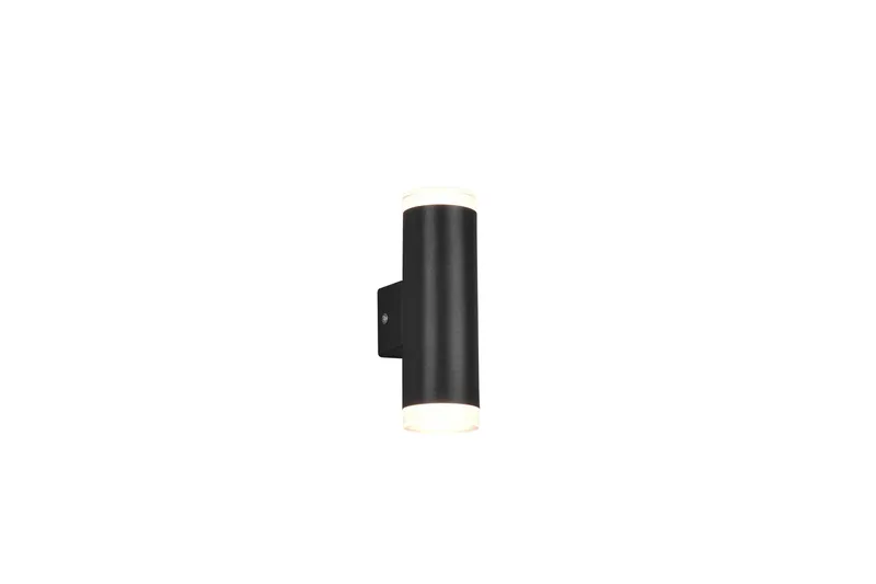 Ray H2O LED Vägglampa 2L mattsvart, Matt svart