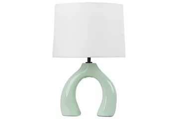 Avsaki Bordslampa 43 cm E27 - Ljusgrön/Vit - Belysning & el - Inomhusbelysning & lampor - Sänglampor & nattduksbordslampa - Sänglampa bord