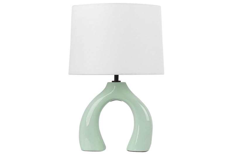 Avsaki Bordslampa 43 cm E27 - Ljusgrön/Vit - Belysning & el - Inomhusbelysning & lampor - Sänglampor & nattduksbordslampa - Sänglampa bord