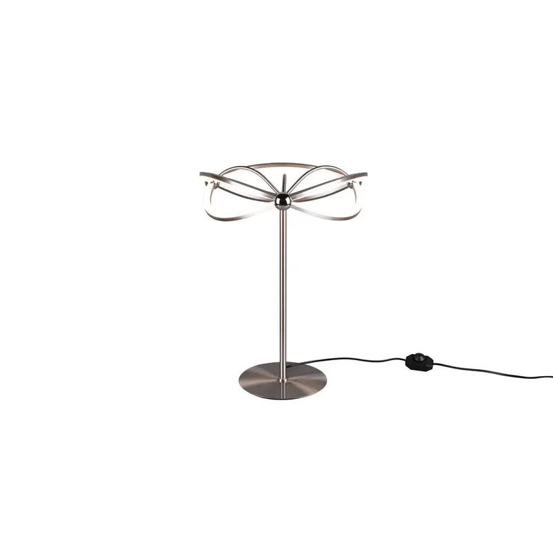 Bordslampa Charivari, Borstad stål