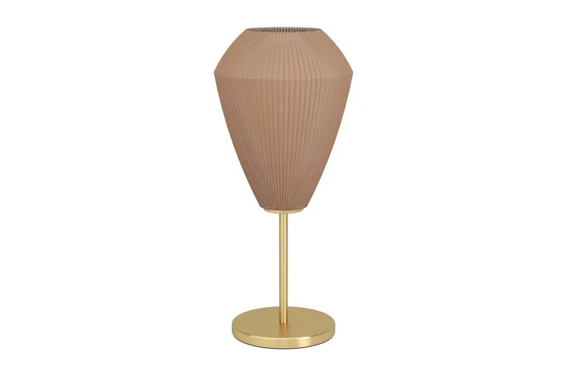 Bordslampa Eglo Caprarola, Mässing/Beige