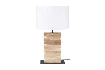 Bordslampa Eglo Contessore Rak Vit/trä - Belysning & el - Inomhusbelysning & lampor - Sänglampor & nattduksbordslampa - Sänglampa bord