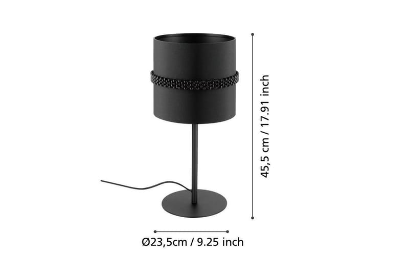 Bordslampa Eglo Paraguaio Svart - Belysning & el - Inomhusbelysning & lampor - Sänglampor & nattduksbordslampa - Sänglampa bord