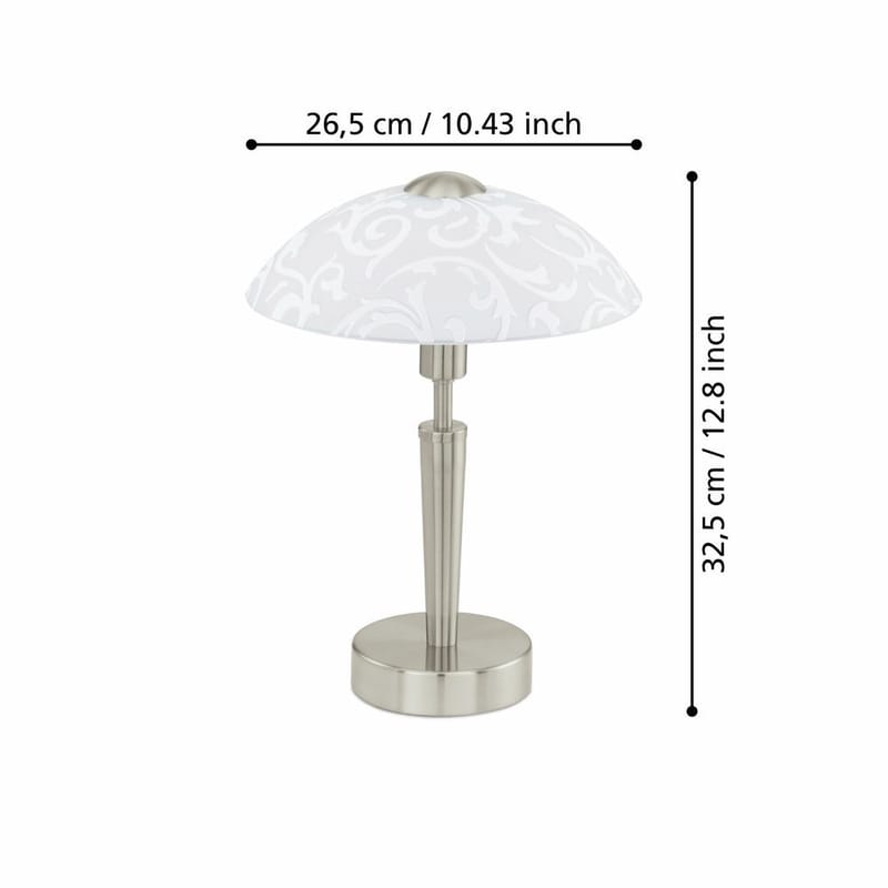 Bordslampa Solo med touch - 26,5 cm - Belysning & el - Inomhusbelysning & lampor - Sänglampor & nattduksbordslampa - Sänglampa bord