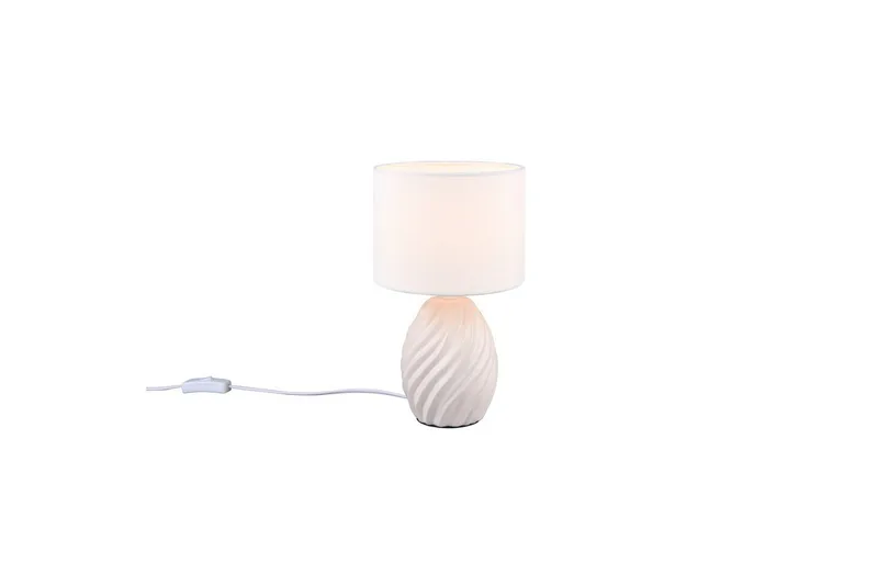 Bordslampa TRIO Melva Vit - Vit - Belysning & el - Inomhusbelysning & lampor - Sänglampor & nattduksbordslampa - Sänglampa bord