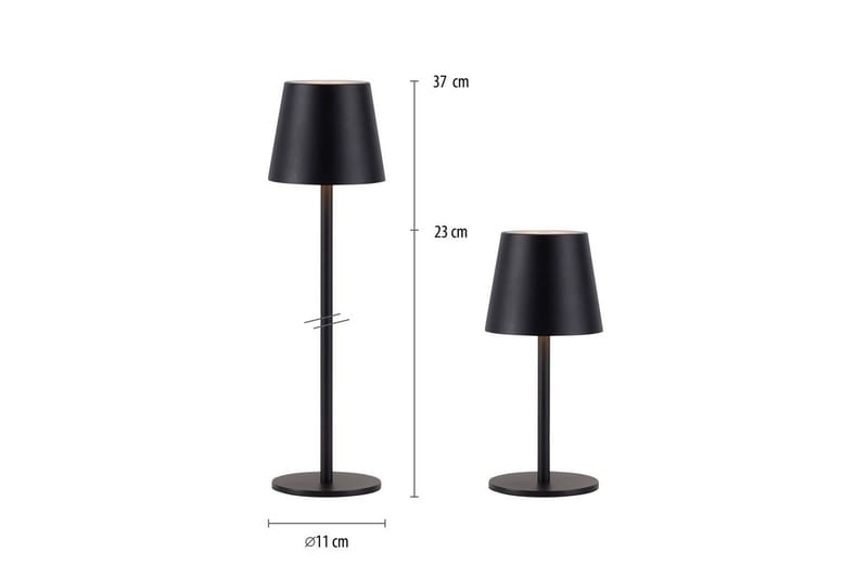 Boteria Just Light Bordslampa - Black - Belysning & el - Inomhusbelysning & lampor - Sänglampor & nattduksbordslampa - Sänglampa bord