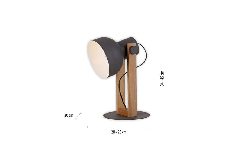 Cup 2.0 Just Light Bordslampa - Black - Belysning & el - Inomhusbelysning & lampor - Sänglampor & nattduksbordslampa - Sänglampa bord
