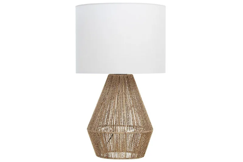 Kafelaina Bordslampa 52 cm E27, Natur/Vit