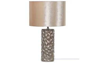 Kamla Bordslampa 50 cm E27 - Grå/Beige - Belysning & el - Inomhusbelysning & lampor - Sänglampor & nattduksbordslampa - Sänglampa bord