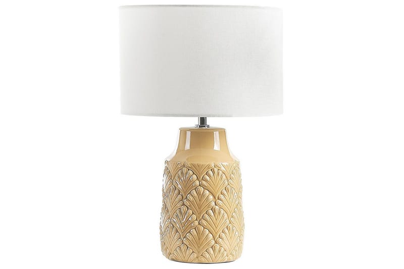 Koronis Bordslampa 43 cm E27, Beige/Vit