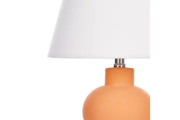 Lemiros Bordslampa 48 cm E27 - Orange/Vit - Belysning & el - Inomhusbelysning & lampor - Sänglampor & nattduksbordslampa - Sänglampa bord