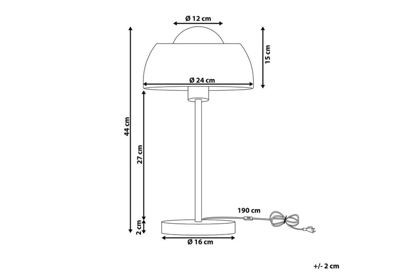 Magica Bordslampa 44 cm E27 - Svart/Mässing - Belysning & el - Inomhusbelysning & lampor - Sänglampor & nattduksbordslampa - Sänglampa bord