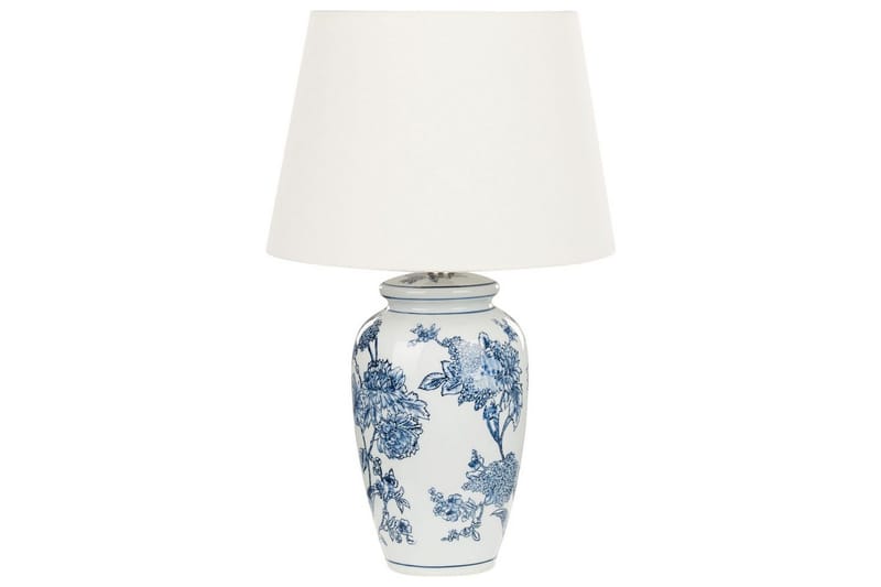Virhal Bordslampa 54 cm E27, Vit/Blå