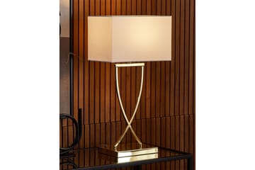 Sirene Bordslampa 62 cm E27 - Mässing/Vit - Belysning & el - Inomhusbelysning & lampor - Bordslampor