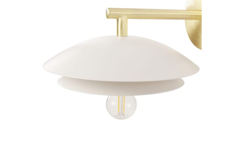 Solab Vägglampa E27 - Guld/Vit - Belysning & el - Inomhusbelysning & lampor - Sänglampor & nattduksbordslampa - Sänglampa vägg