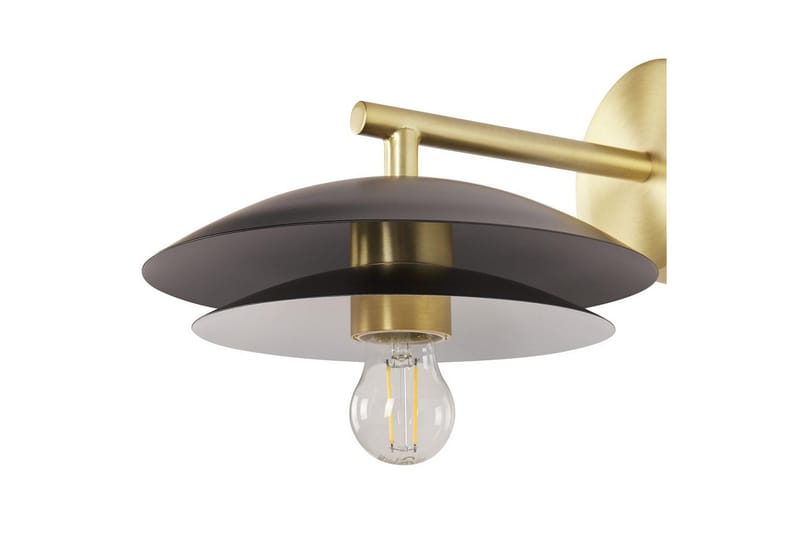 Solab Vägglampa E27 - Svart/Guld - Belysning & el - Inomhusbelysning & lampor - Sänglampor & nattduksbordslampa - Sänglampa vägg