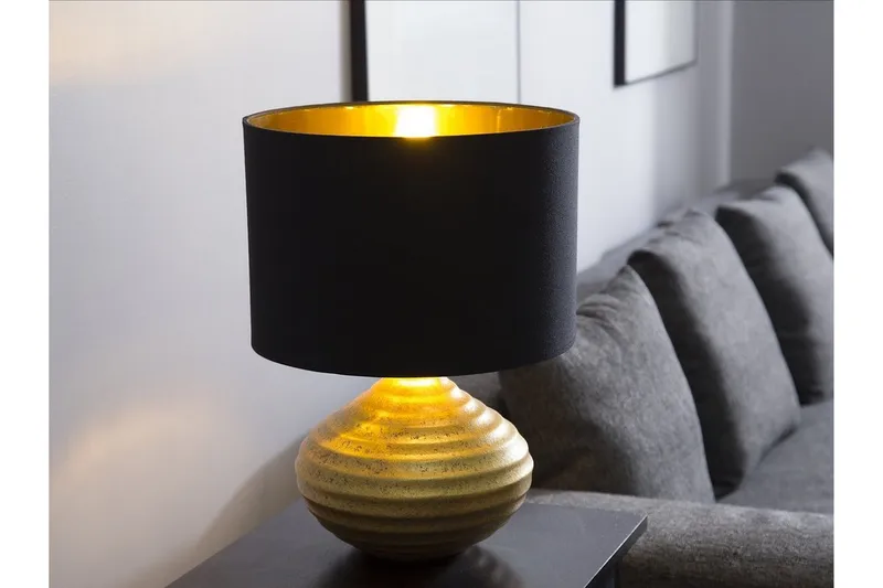 Kuban Bordslampa 32 cm, Guld