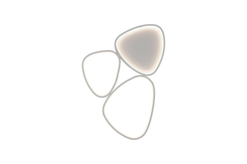 Pebbles Just Light Taklampa - White - Belysning & el - Inomhusbelysning & lampor - Sovrumslampa - Taklampa sovrum