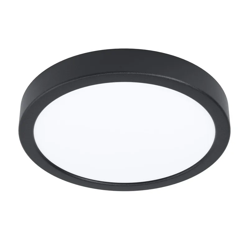 Plafond Argolis Ø285 mm, Svart