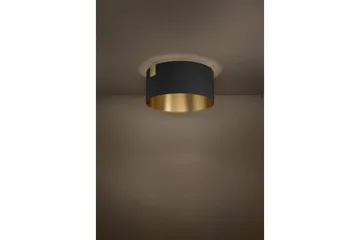 Plafond Eglo Tortola 1 Svart/Mässing - Belysning & el - Inomhusbelysning & lampor - Sovrumslampa - Taklampa sovrum
