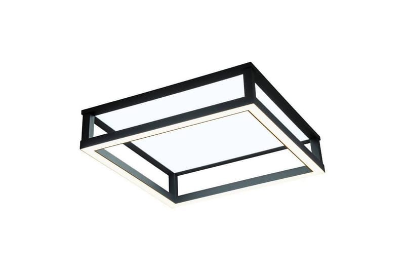 Takbelysning Eglo Macellara Svart/Vit 45x45 cm - Belysning & el - Inomhusbelysning & lampor - Sovrumslampa - Taklampa sovrum