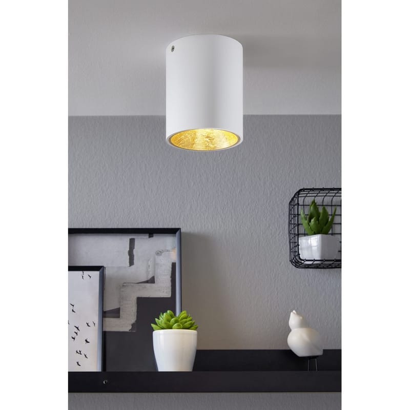 Taklampa Polasso - Vit/Guld - Belysning & el - Inomhusbelysning & lampor - Sovrumslampa - Taklampa sovrum