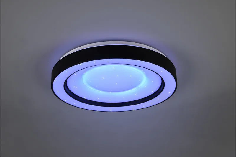 Arco LED Plafond mattsvart starlight RGBW, Matt svart