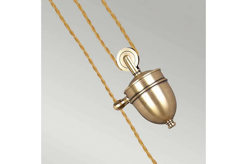 Hänglampa Elstead Lighting Provence Åldrad mässing - Åldrad mässing - Belysning & el - Inomhusbelysning & lampor - Taklampa & takbelysning - Pendellampor & hänglampor