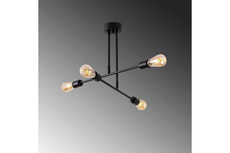 Taklampa Pareek Svart - Svart - Belysning & el - Inomhusbelysning & lampor - Taklampa & takbelysning - Plafond