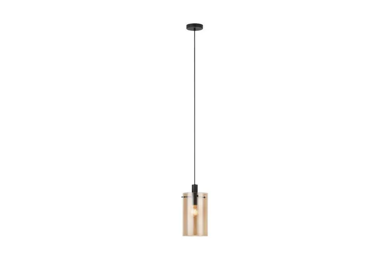 Takpendel Eglo Polverara Svart/Amber 1 Lampa, 1 Lampa