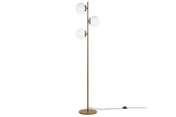 Thaslo Golvlampa 153 cm - Guld/Vit - Belysning & el - Inomhusbelysning & lampor - Sovrumslampa