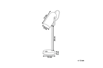 Thika Bordslampa 48 cm E27 - Svart - Belysning & el - Inomhusbelysning & lampor - Bordslampor