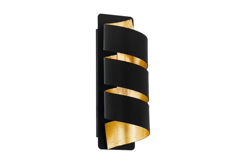 Vägglampa Eglo Elizondo, Svart/Guld