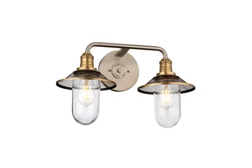 Rigby Hinkley Vägglampa - Silver||Brass - Belysning & el - Inomhusbelysning & lampor - Vägglampa